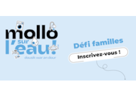 C'est parti avec Mollo sur l'eau...