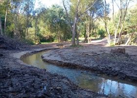 Travaux de renaturation du Bizien à Vigodès